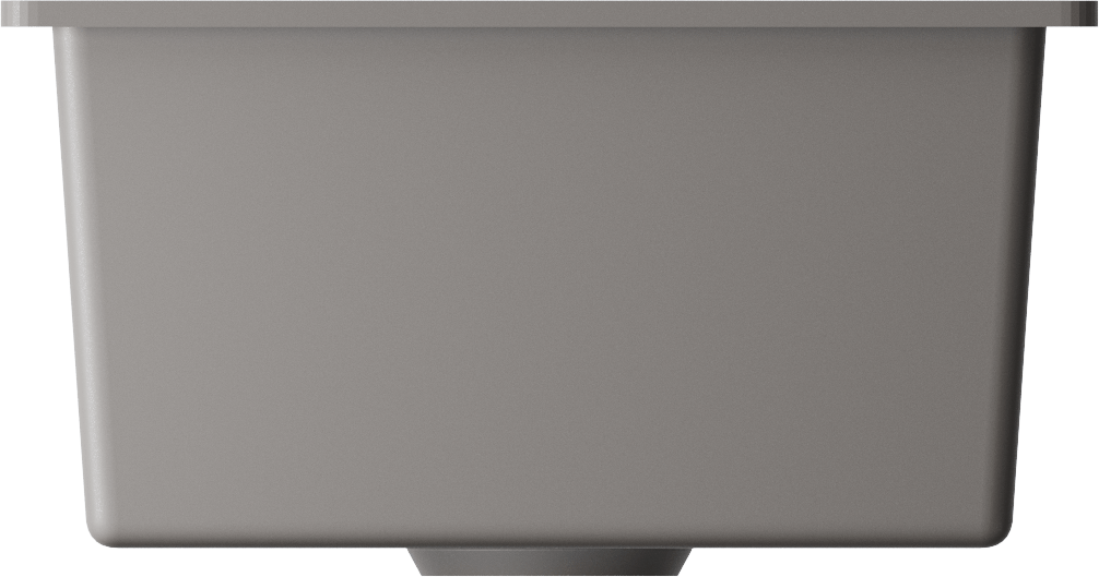 Кухонная мойка omoikiri bosen 44-u-gr tetogranit/leningrad grey 440 x 440 x 200