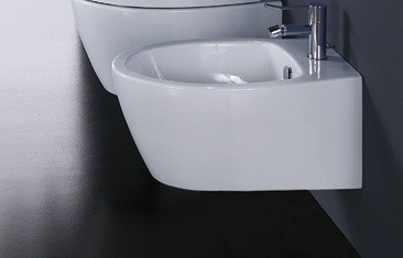 Биде подвесное lft spazio белый глянцевый simas