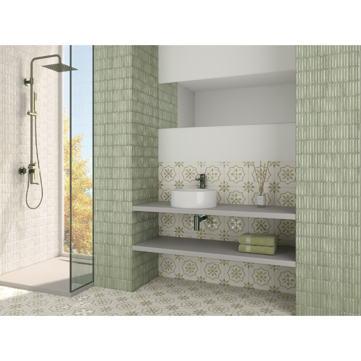 Керамогранит 40460 Llevant Yellow Garden LT 22.3x22.3