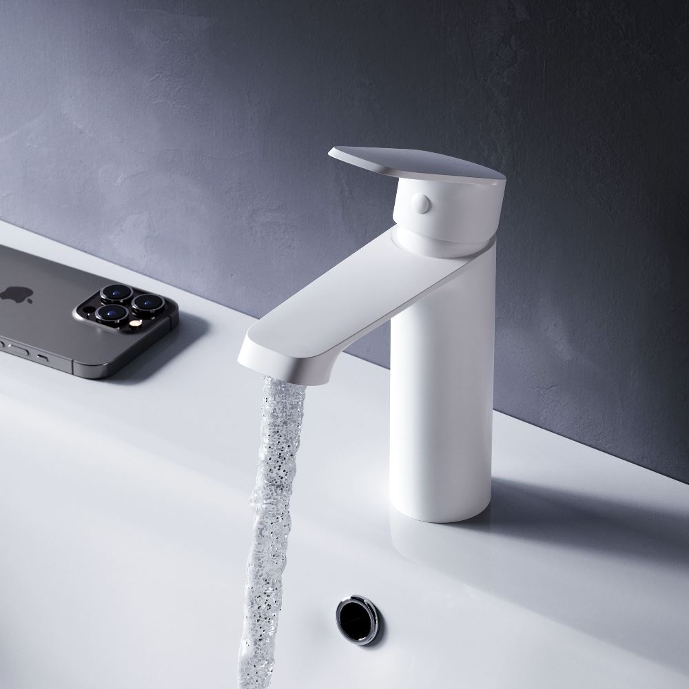 F8F02133 Func, смеситель для умывальника, белый