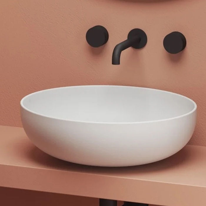 Раковина накладная 170x500x500 белый матовый jolie artceram