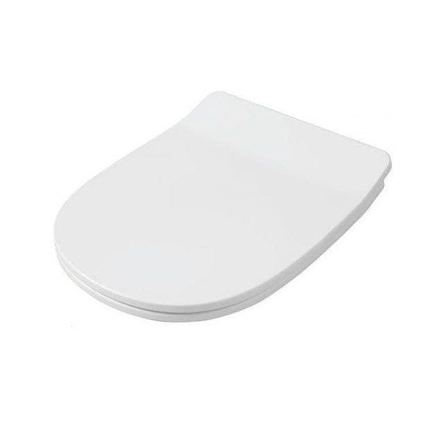 Сиденье с крышкой для унитаза с микролифтом белый глянцевый ten artceram