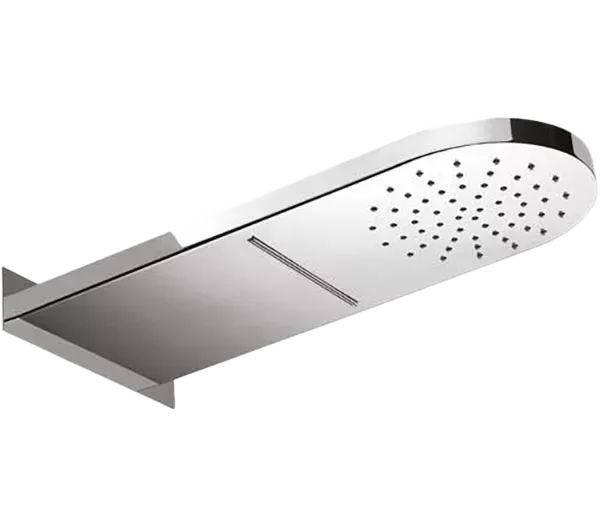 Верхний душ настенный монтаж 2 режима с каскадным душем 50х20 cr хром remer Верхний душ настенный монтаж 2 режима с каскадным душем 50х20 cr хром remer