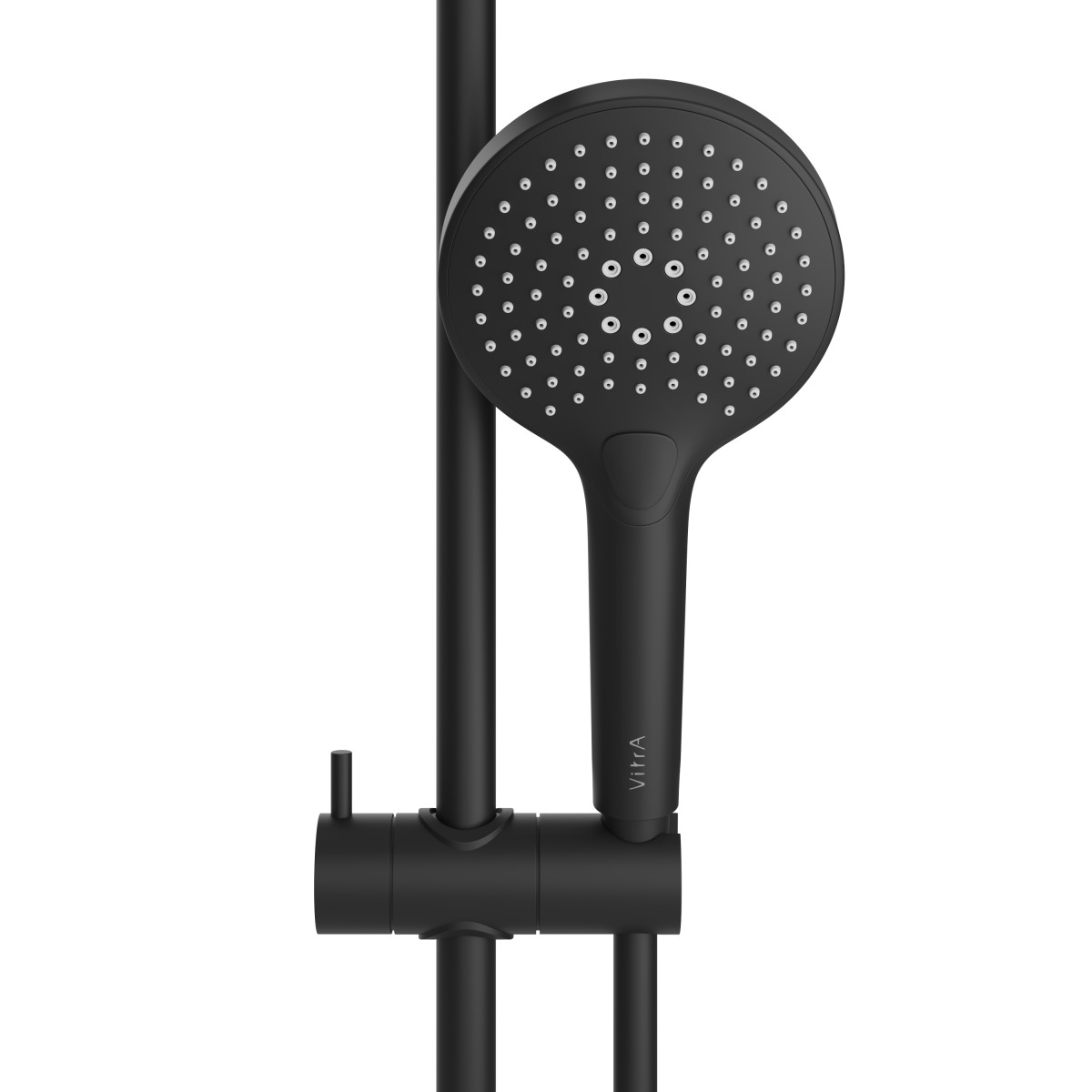 Душевая стойка VitrA Bliss A4574336EXP с ручным душем без смесителя с мыльницей матовая черная