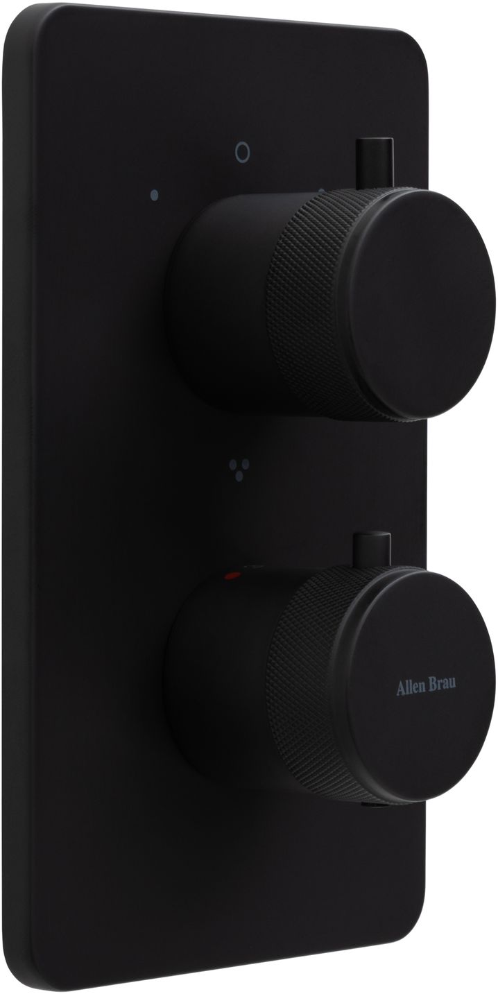 Смеситель для ванны Allen Brau Priority 5.31314-31 (с внутренней частью, 3 выхода) черный матовый