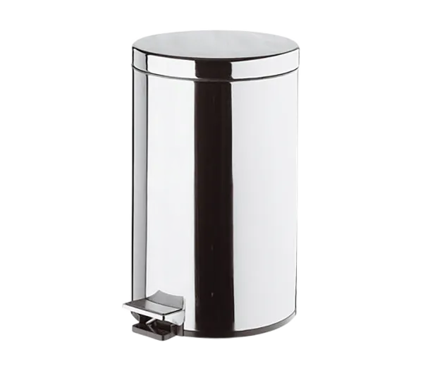 Ведро для мусора для ванной комнаты 12 литров cr хром remer