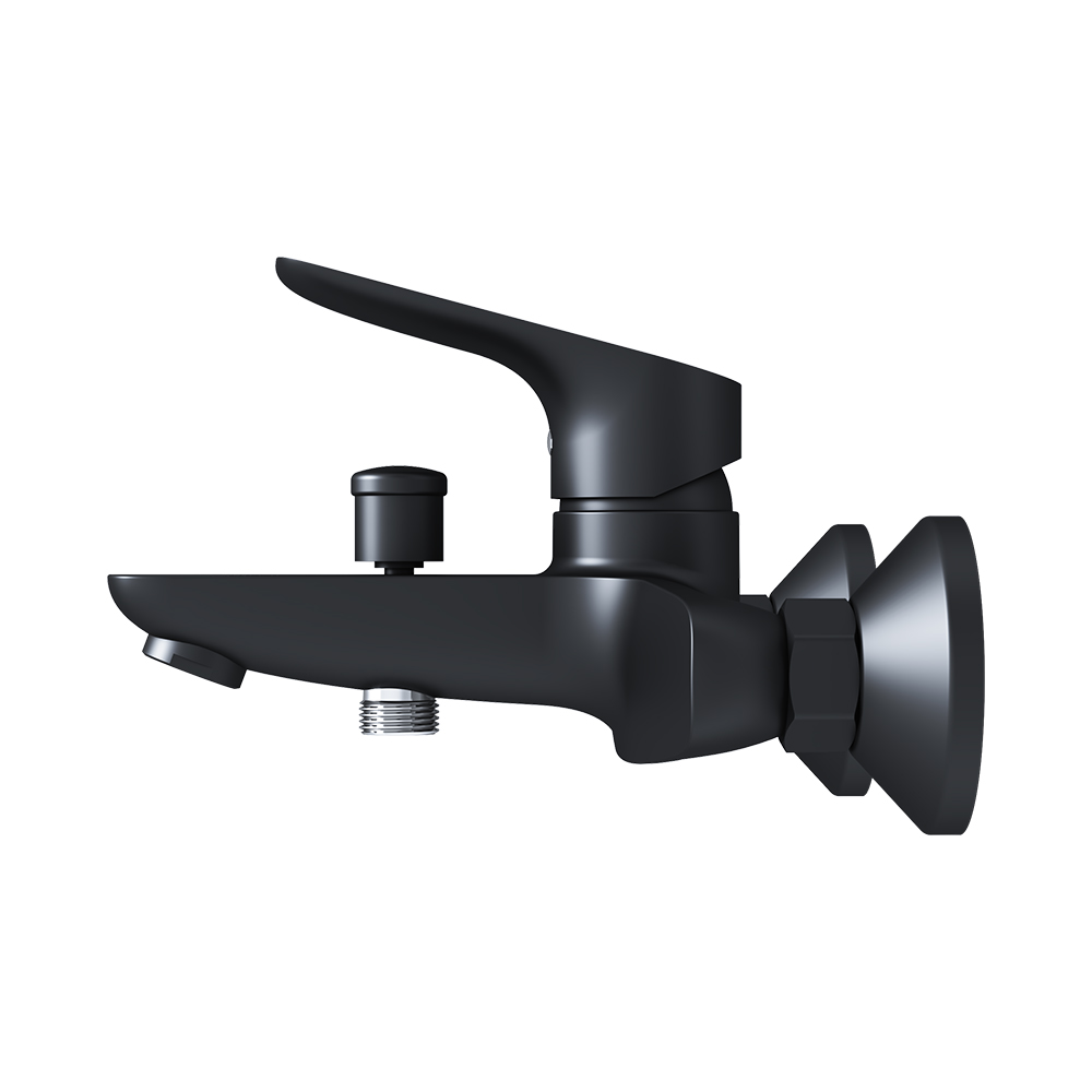 771000301 Jupiter, смеситель для ванны и душа, черный