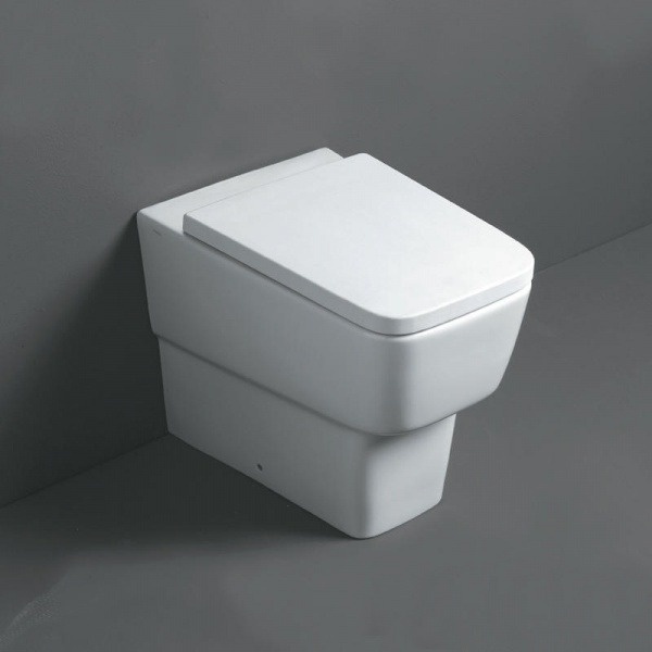 Унитаз напольный приставной degrade 560x370x410 белый глянцевый simas