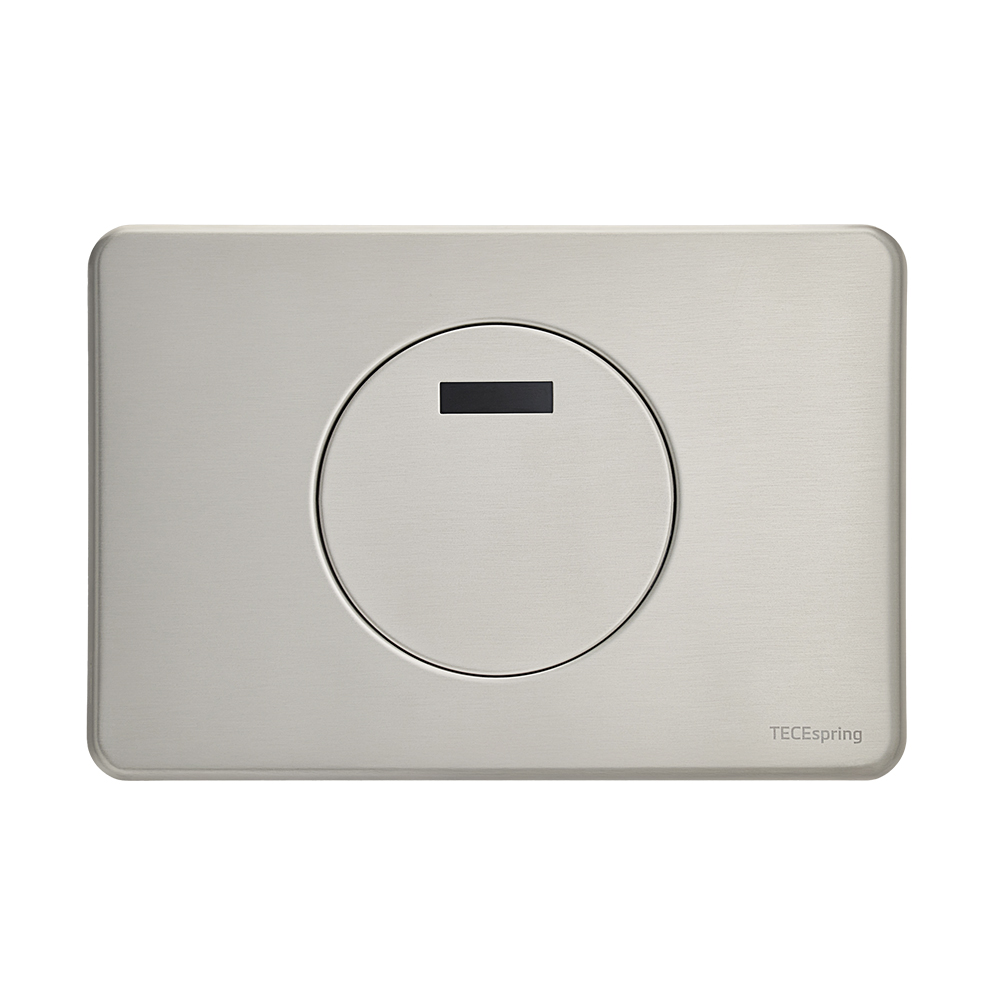 Металлическая панель смыва для унитаза tecespring sl, нержавеющая сталь, сатин, покрытие против отпечатков пальцев