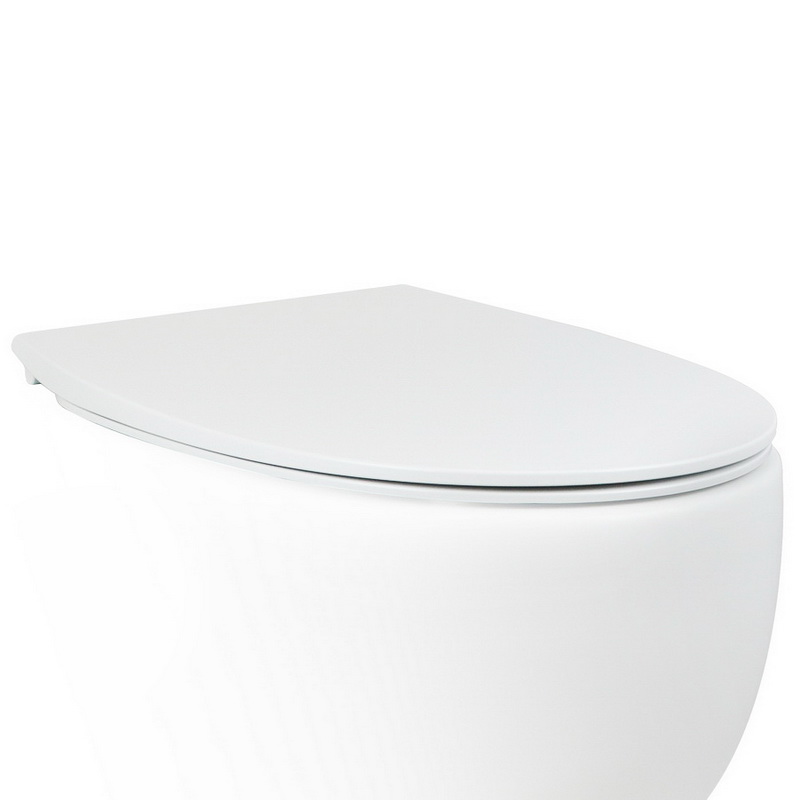 Крышка-сиденье для унитаза c микролифтом softclose aet dot 2.0 цвет белый c555r100