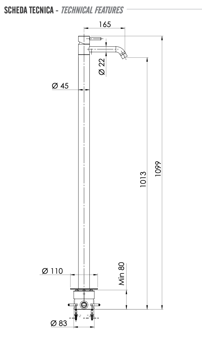 Смеситель для раковины x style inox ssx18, нержавеющая сталь Смеситель для раковины x style inox ssx18, нержавеющая сталь