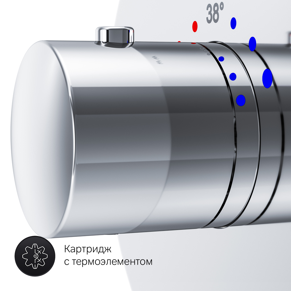 F8075500_xxx Like, термостат, монтируемый в стену, шт