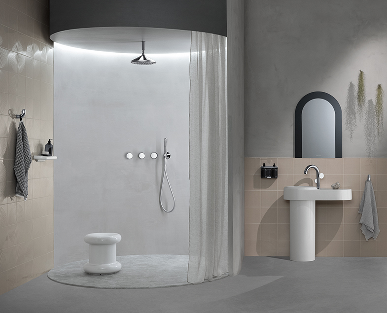 Смеситель для раковины liquid правосторонний, хром