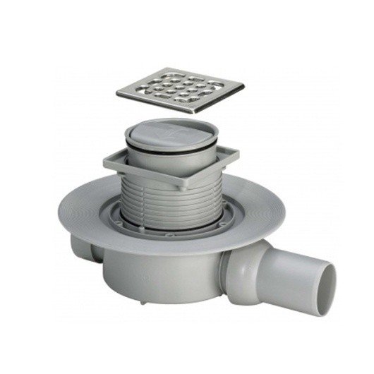 Viega Advantix 4936.2 арт. 583217 Душевой трап с декоративной панелью 100*100 мм (хром)