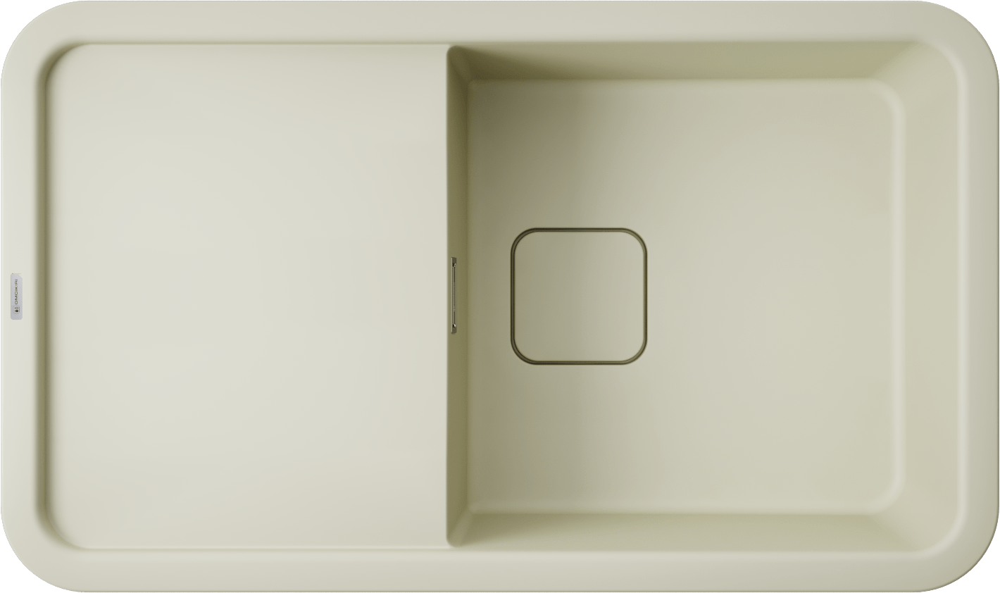 Кухонная мойка omoikiri tasogare 86-be artgranit/ваниль 860 x 510 x 190