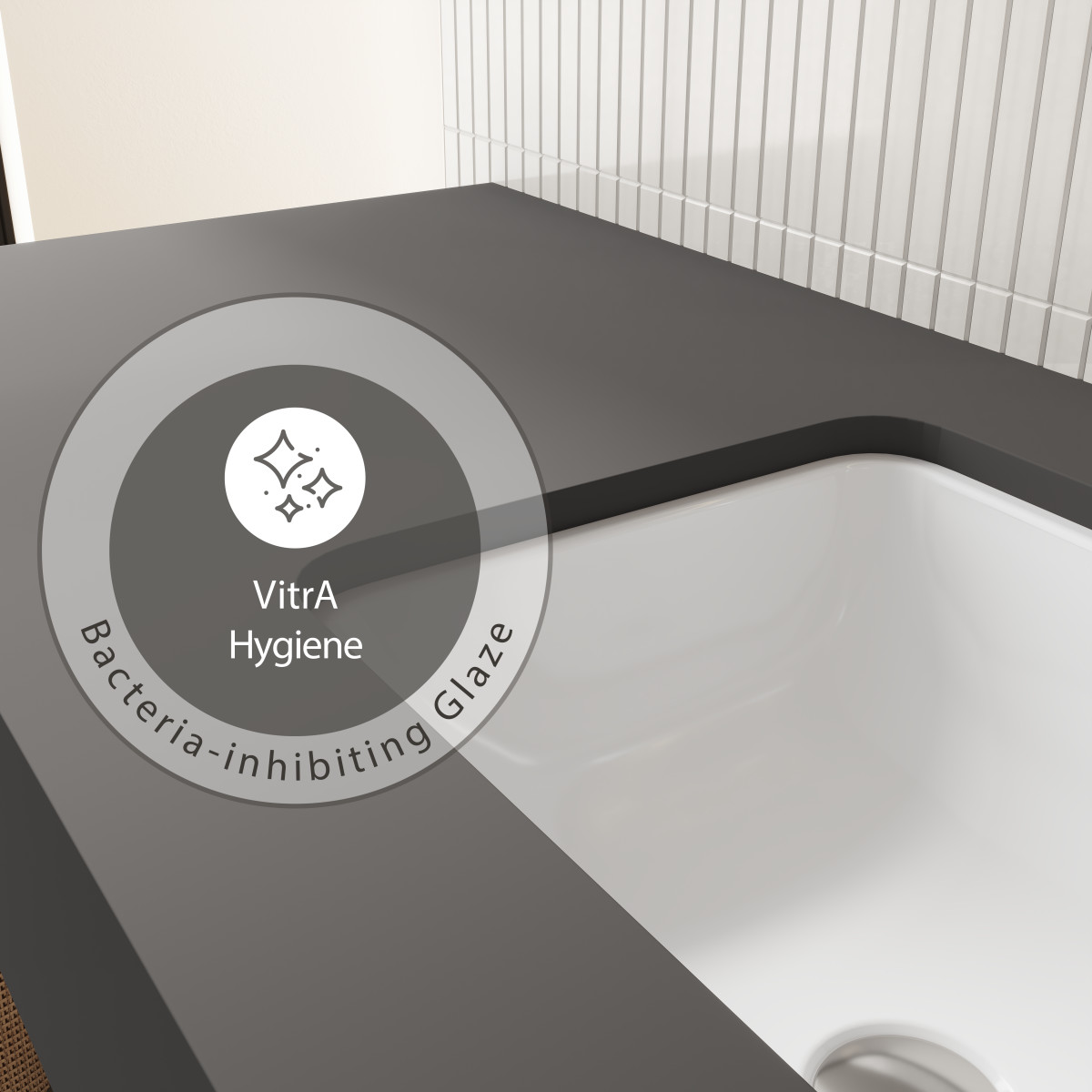 Встраиваемая снизу раковина VitrA S20 5474B003-0618 50 x 37 см прямоугольная белая антибактериальное покрытие Hygiene