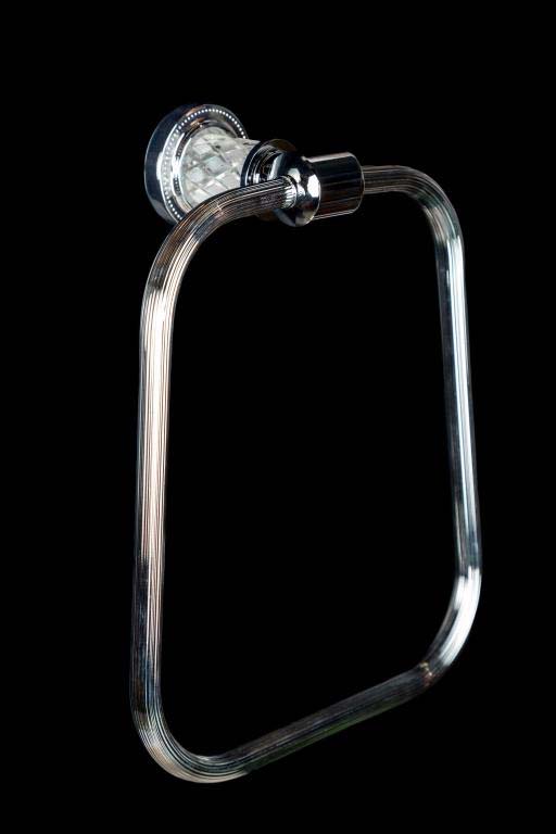Полотенцедержатель boheme murano cristal 10905-crst-ch хром.