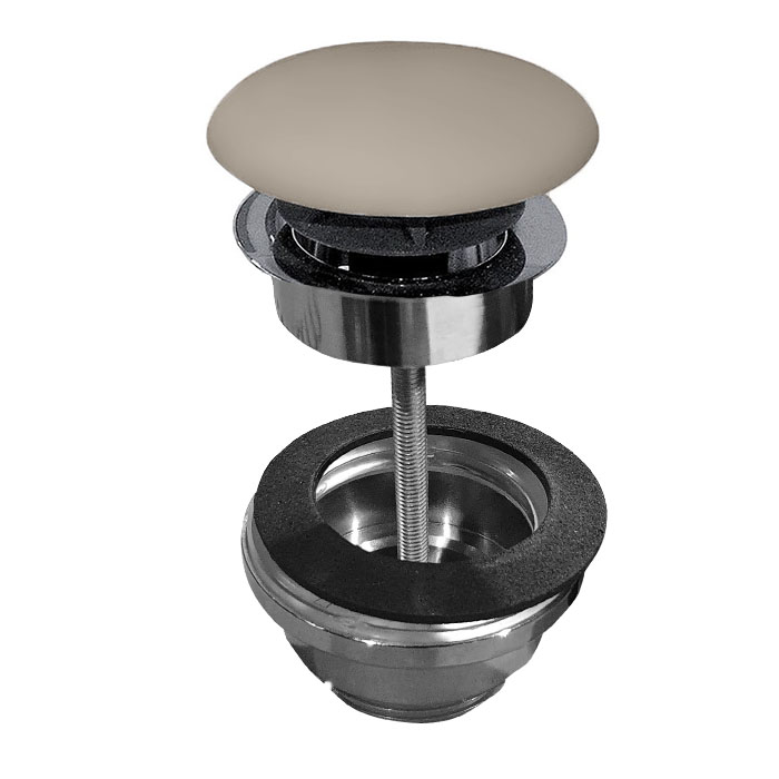 Kerasan донный клапан клик-клак, покрытие керамика, цвет: nocciola