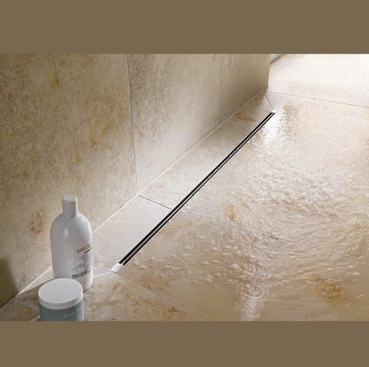 Viega Advantix Vario 704353 Душевой лоток | укорачиваемый 300 - 1200 мм (нержавеющая сталь)