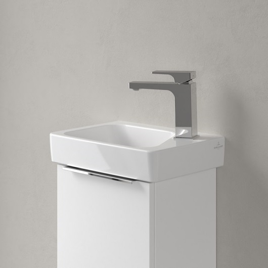 Architectura Раковина компактная, 355 x 260 x 135 mm, Альпийский белый, без перелива  отверстие для смесителя справа