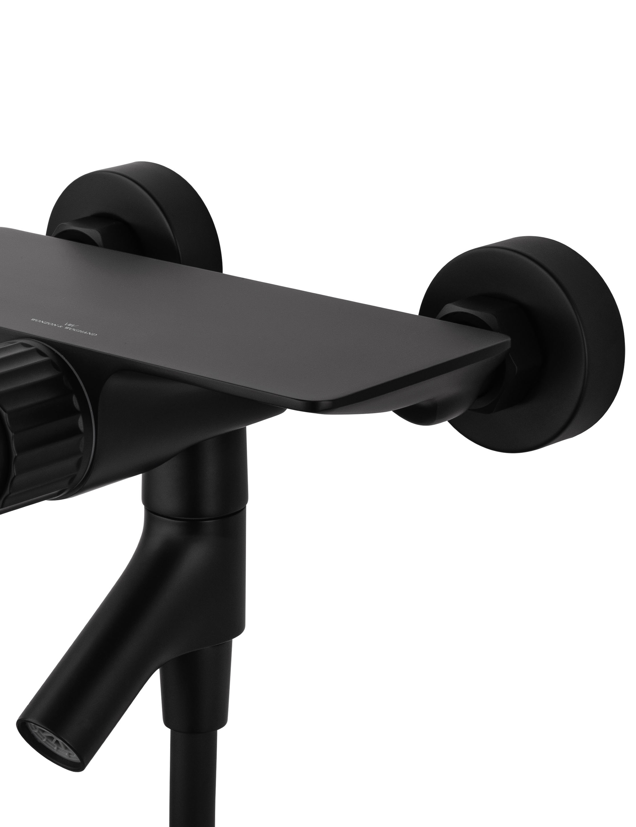 Смеситель для ванны с душем wonzon & woghand click, черный матовый (ww-fe05l221-mb)