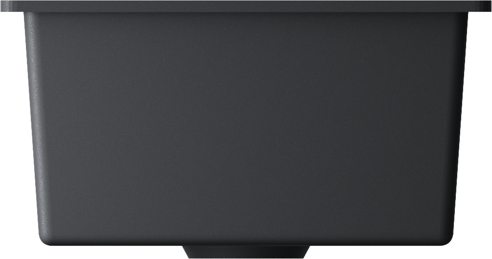 Кухонная мойка omoikiri bosen 44-u-bl tetogranit/черный 440 x 440 x 200