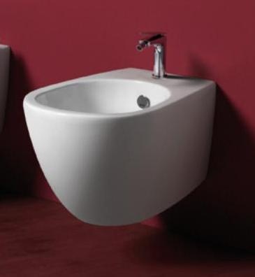 Биде подвесное vignoni белый глянцевый simas