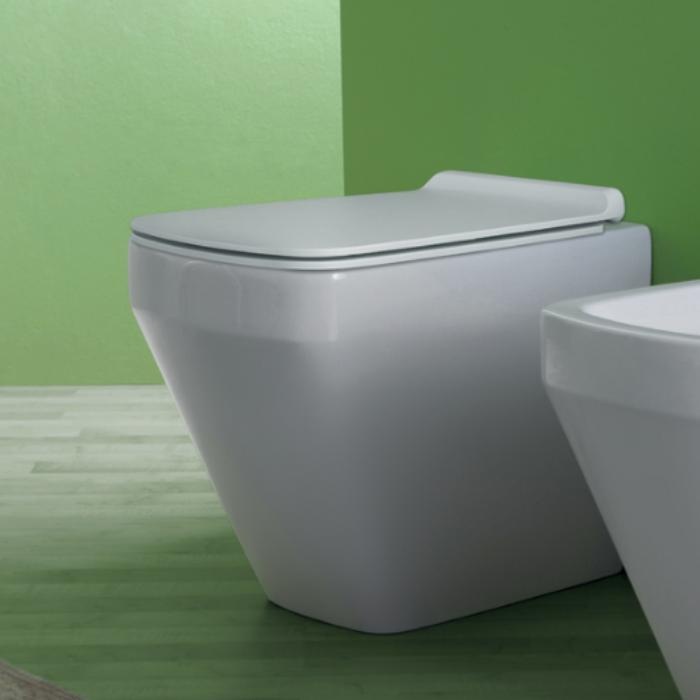 Унитаз напольный приставной baden baden 560x360x420 белый глянцевый simas