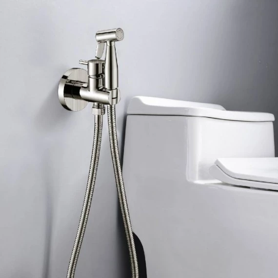 Гигиенический душ со смесителем и скрытой частью imex munich rdm001/nq brushed nickel