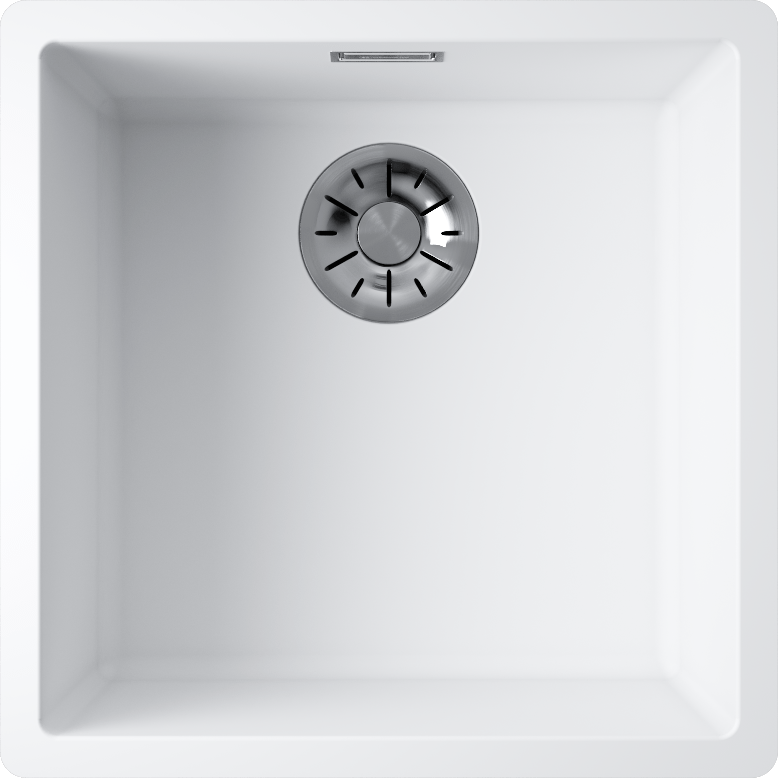 Кухонная мойка omoikiri yamakawa 45-integra-wh artceramic/белый 456 x 456 x 200