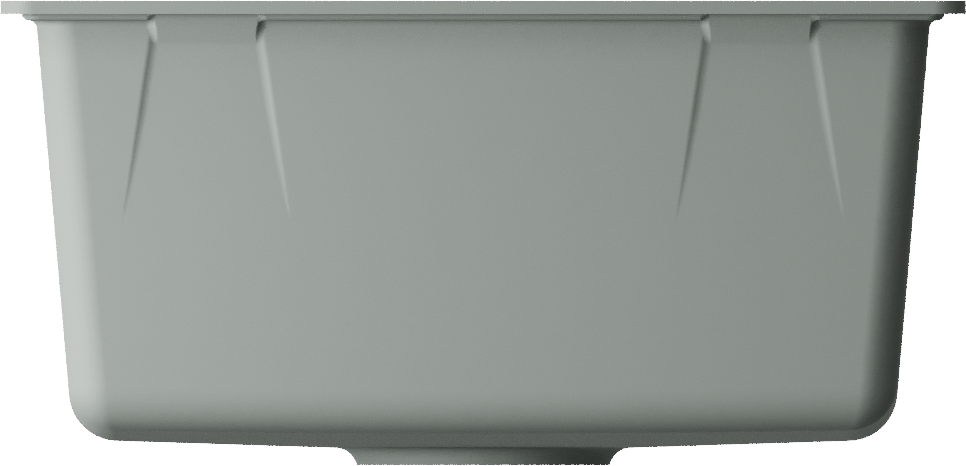 Кухонная мойка omoikiri yamakawa 45-integra-wg artceramic/wind green 456 x 456 x 200