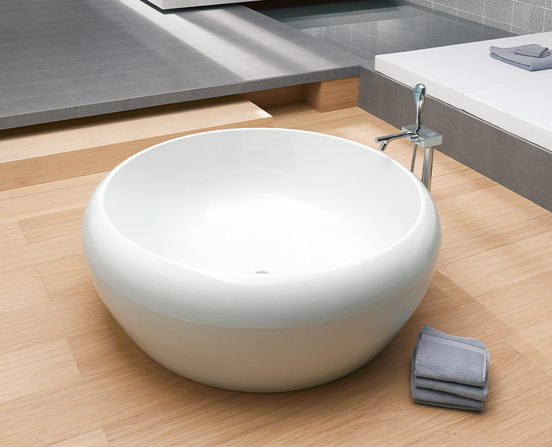 Смеситель напольный istanbul с ручным душем, хром