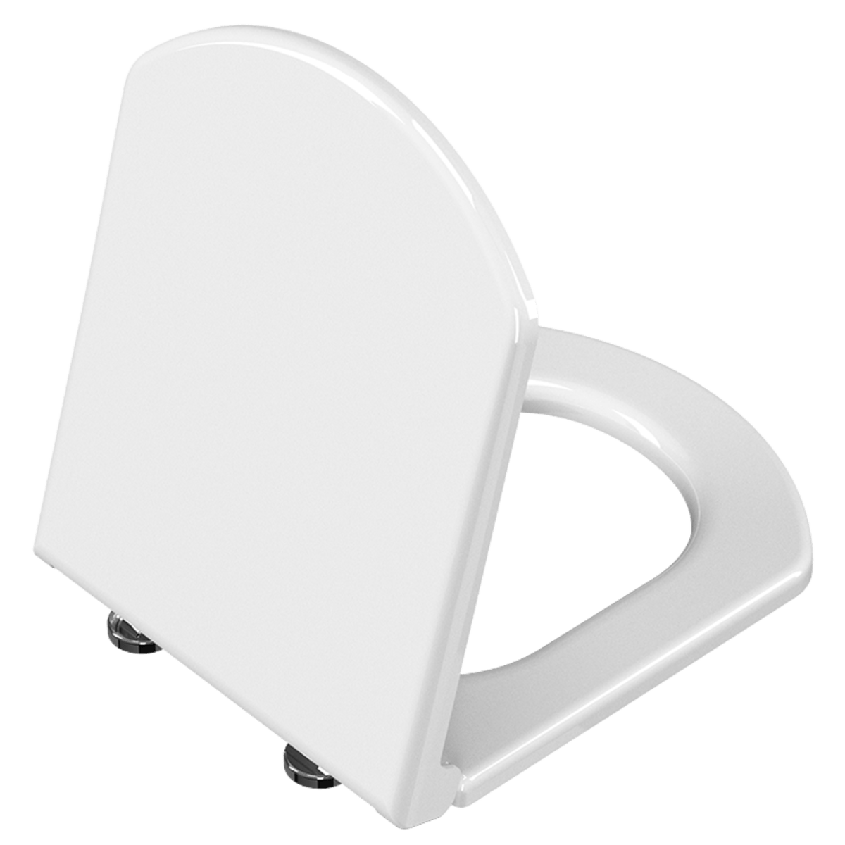 Сиденье для унитаза VitrA Serenada 124-003-009 квадратное белое дюропласт с микролифтом