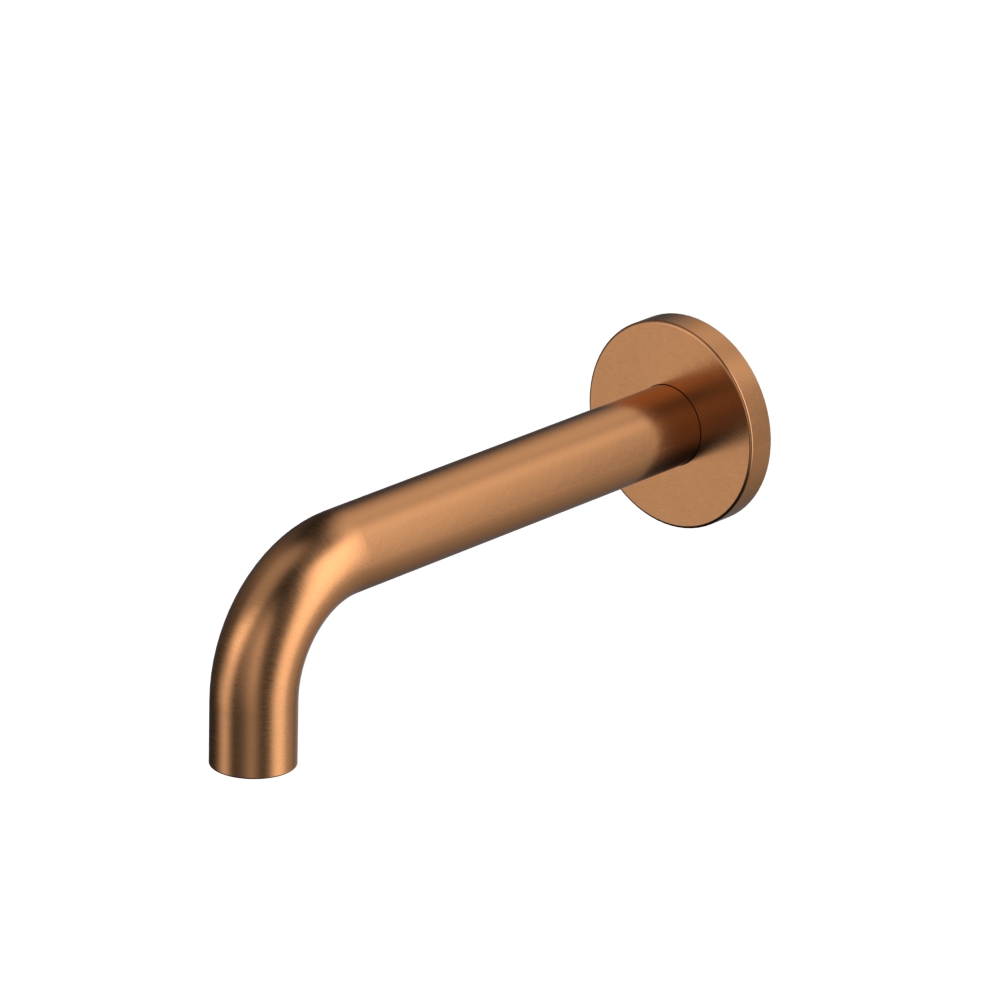 Излив настенный 210 мм whitecross y1200cpb (брашированная медь)