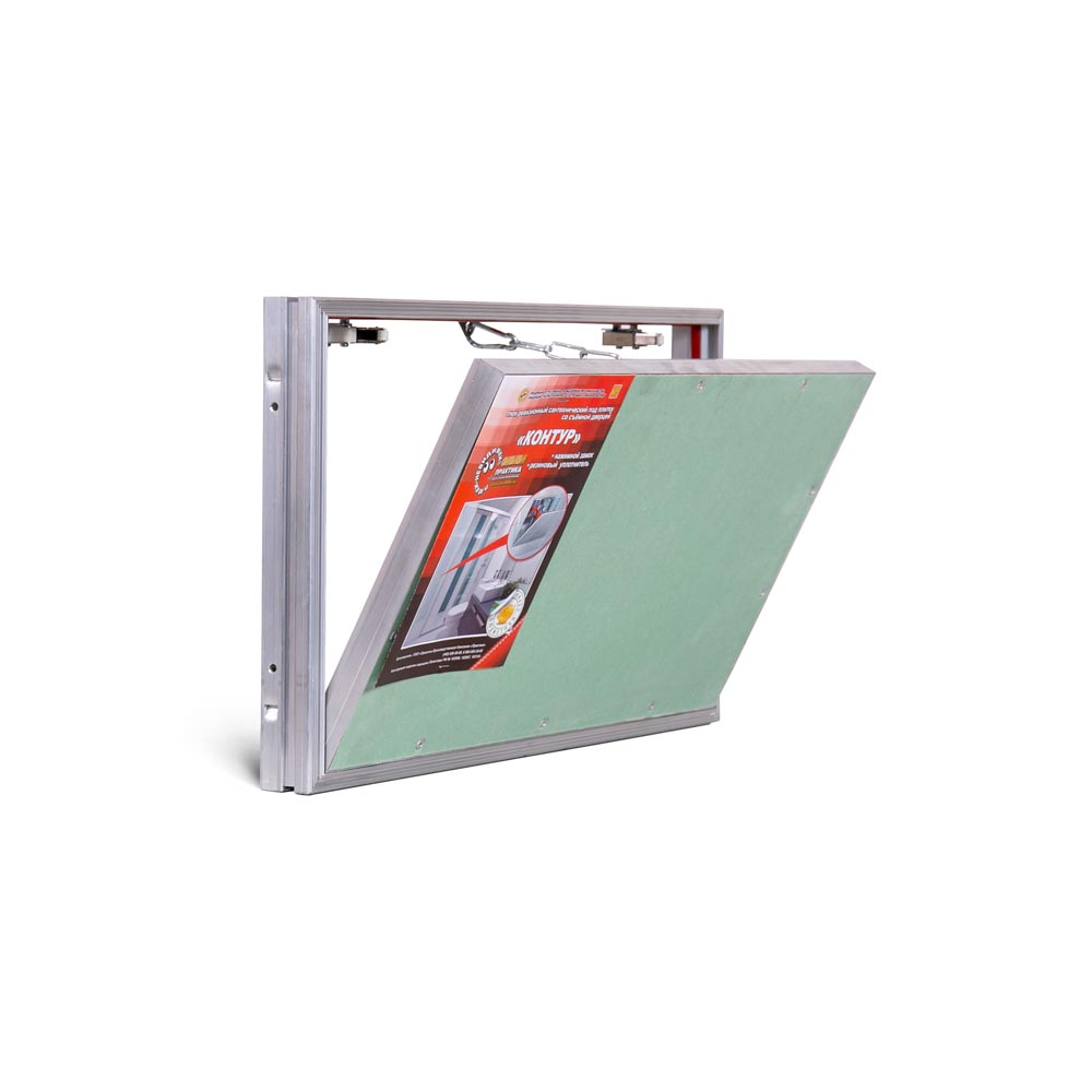 Люк со съёмной дверцей на цепочке «Контур» 500х300 мм (ШхВ)