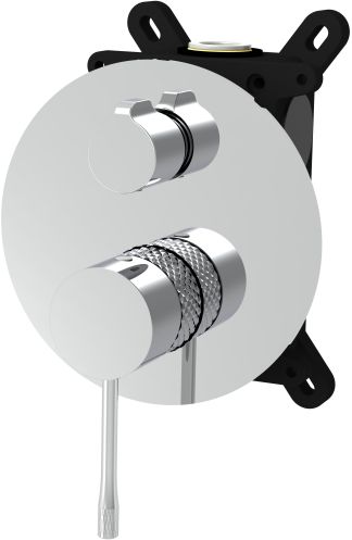 Смеситель для душа Allen Brau Priority 4.0 5.31C11-00 (с внутренней частью, 2 выхода) хром