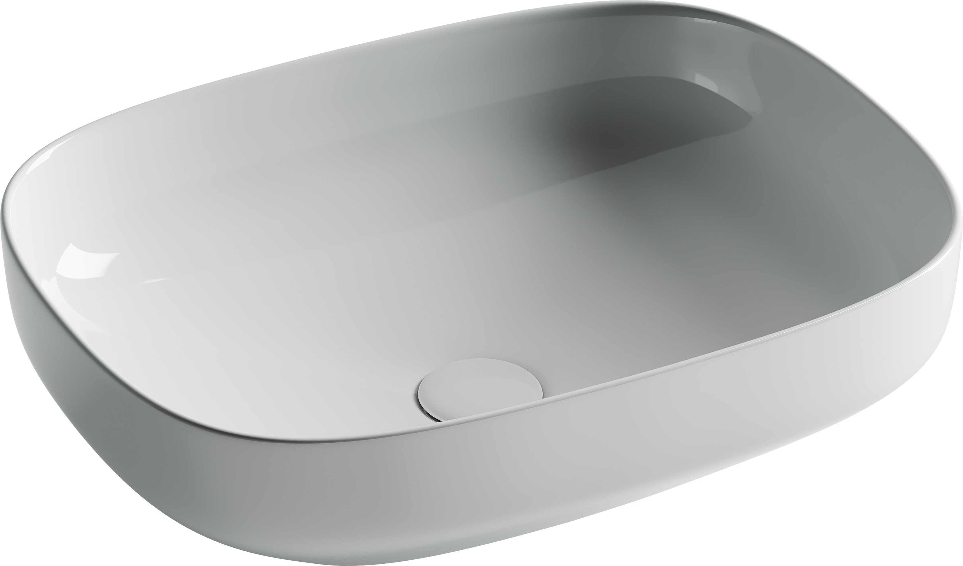 Умывальник чаша накладная прямоугольная element 500x380x150мм