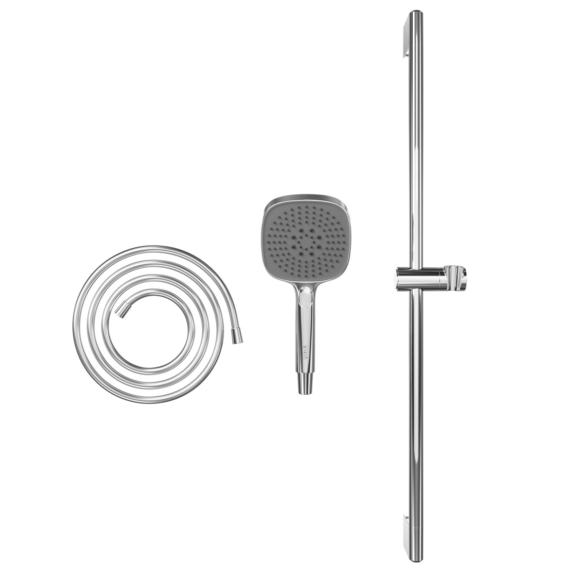 Душевая стойка VitrA Core Square A45917EXP с ручным душем без смесителя хром