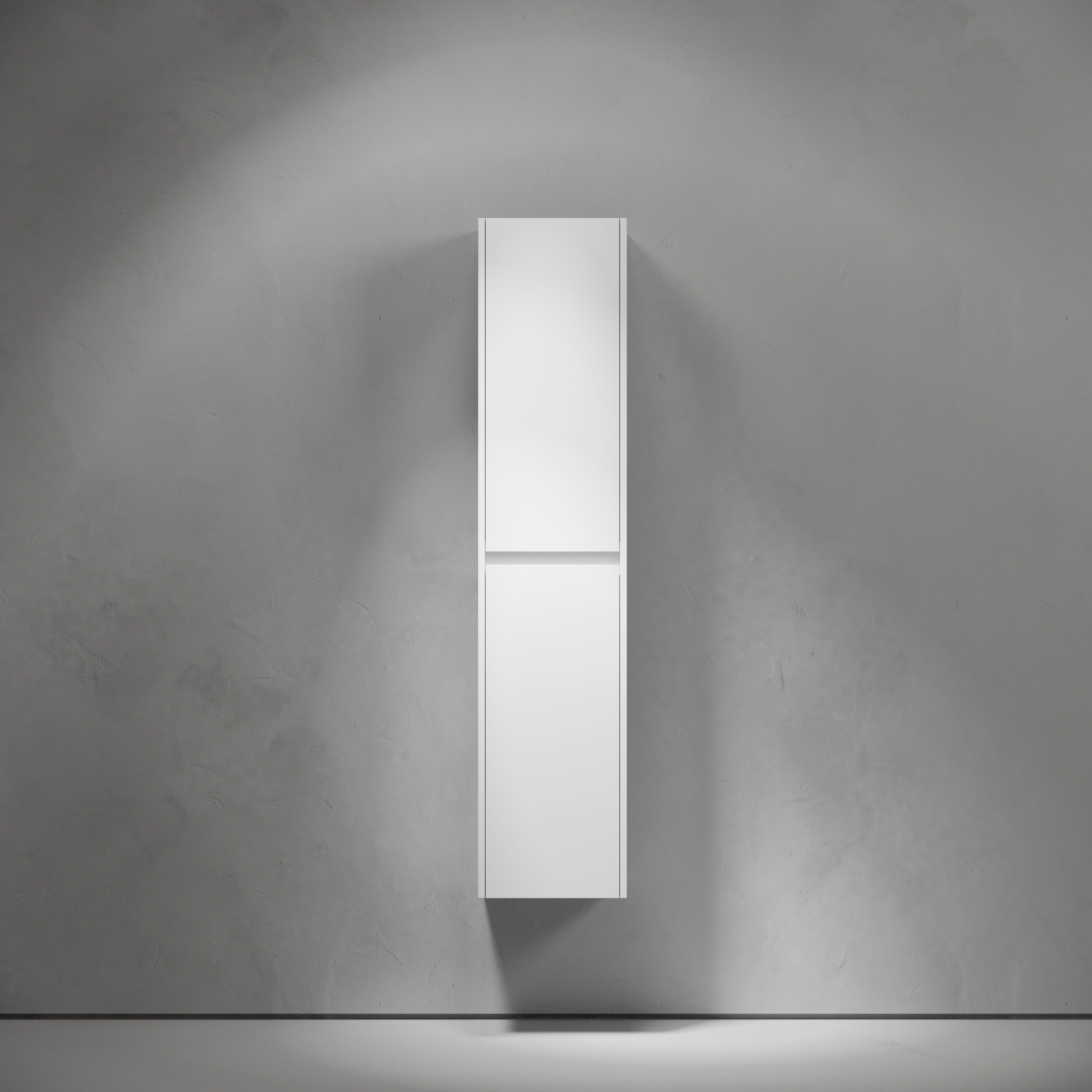 Шкаф-пенал sancos libra подвесной белый глянец, 350х300х1600 мм, арт. plb35w