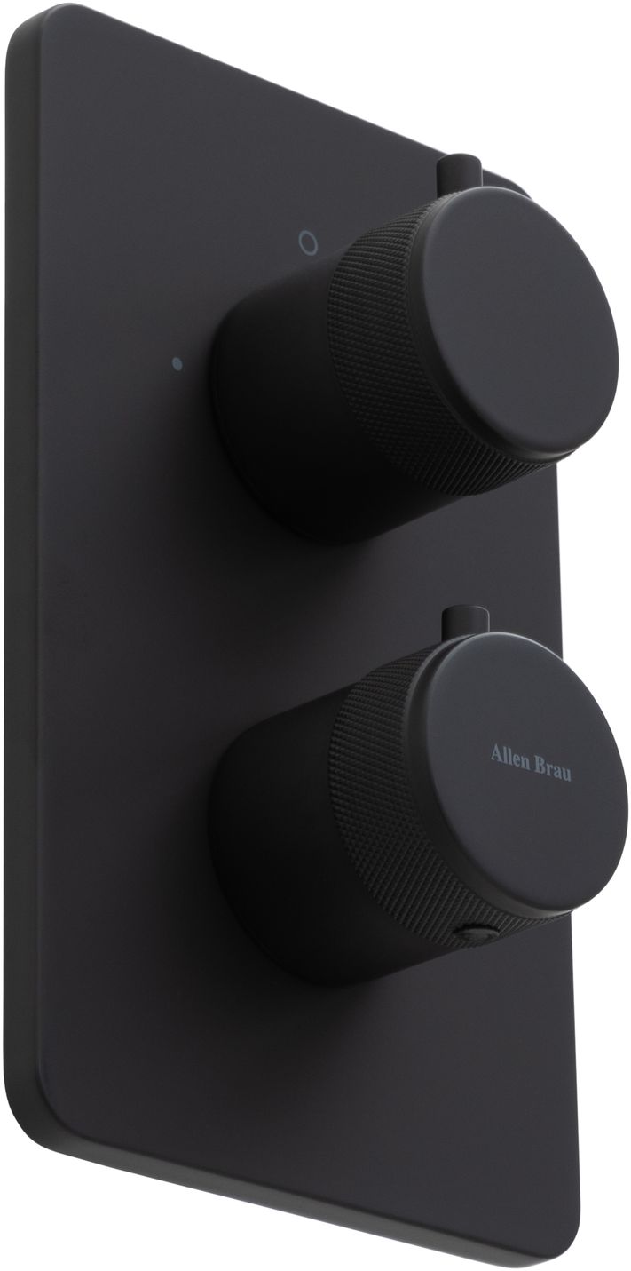 Смеситель для ванны Allen Brau Priority 5.31213-31 (с внутренней частью, 2 выхода) черный матовый