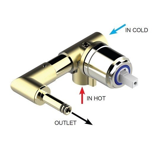 Bossini z00801 встраиваемая часть смесителя для раковины