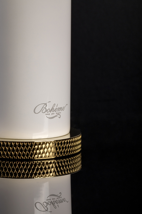 Смеситель STICK для умыв. выс. WHITE DIAMOND GOLD_Комплект