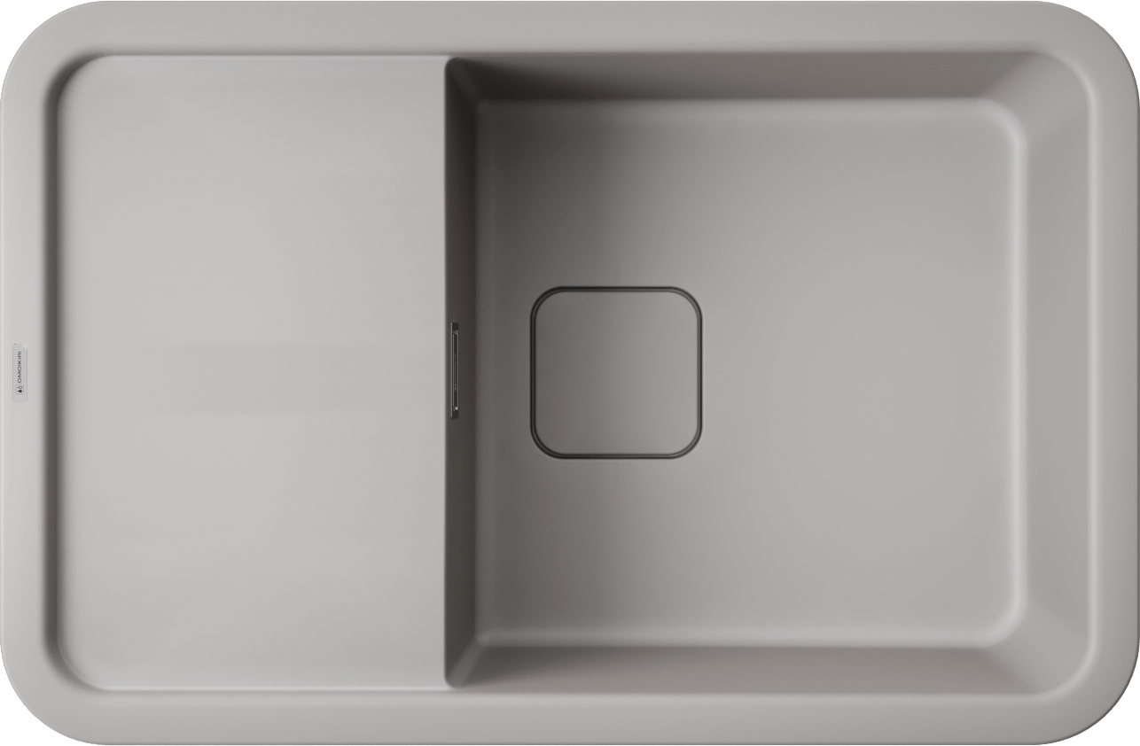 Кухонная мойка omoikiri tasogare 78-gr artgranit/leningrad grey 780 x 510 x 190