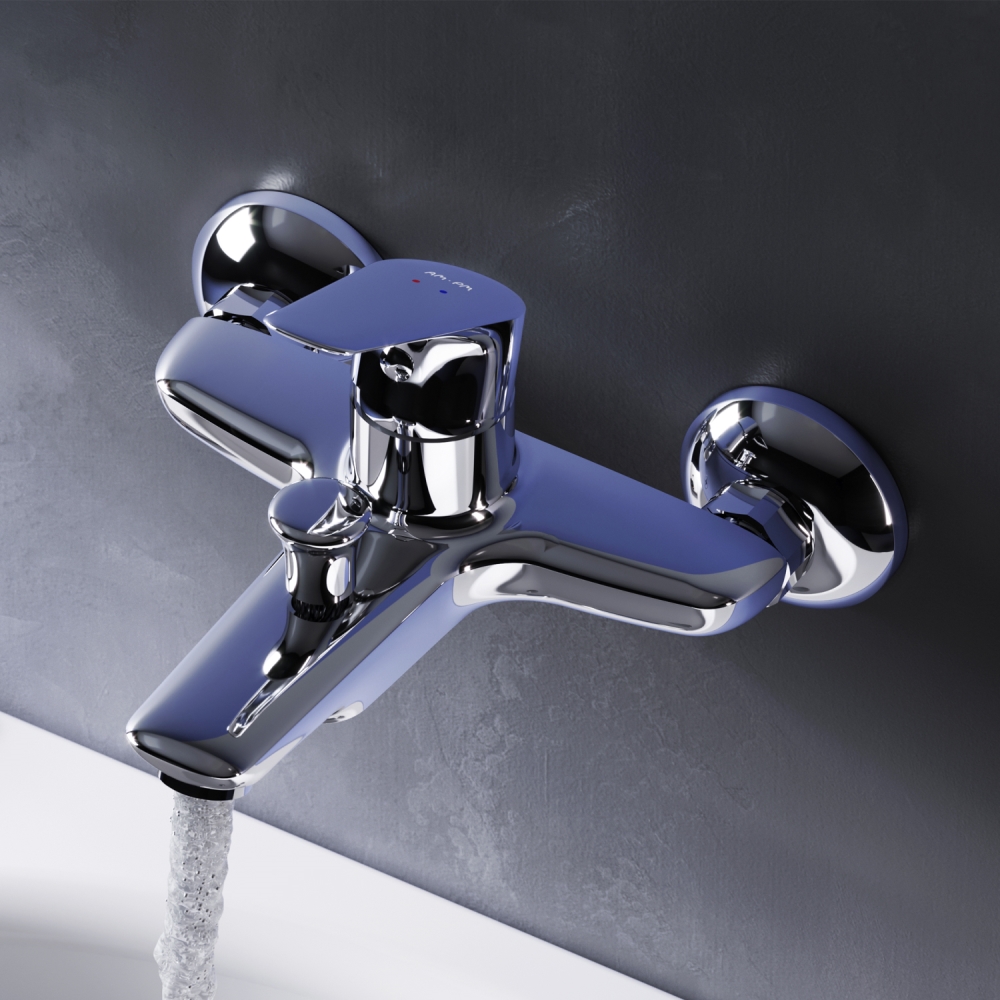 F85E10000_ххх Joy, смеситель д/ванны/душа, хром, шт