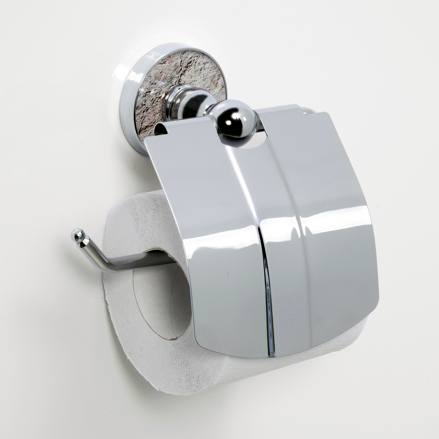 Nau k-7725 держатель туалетной бумаги с крышкой