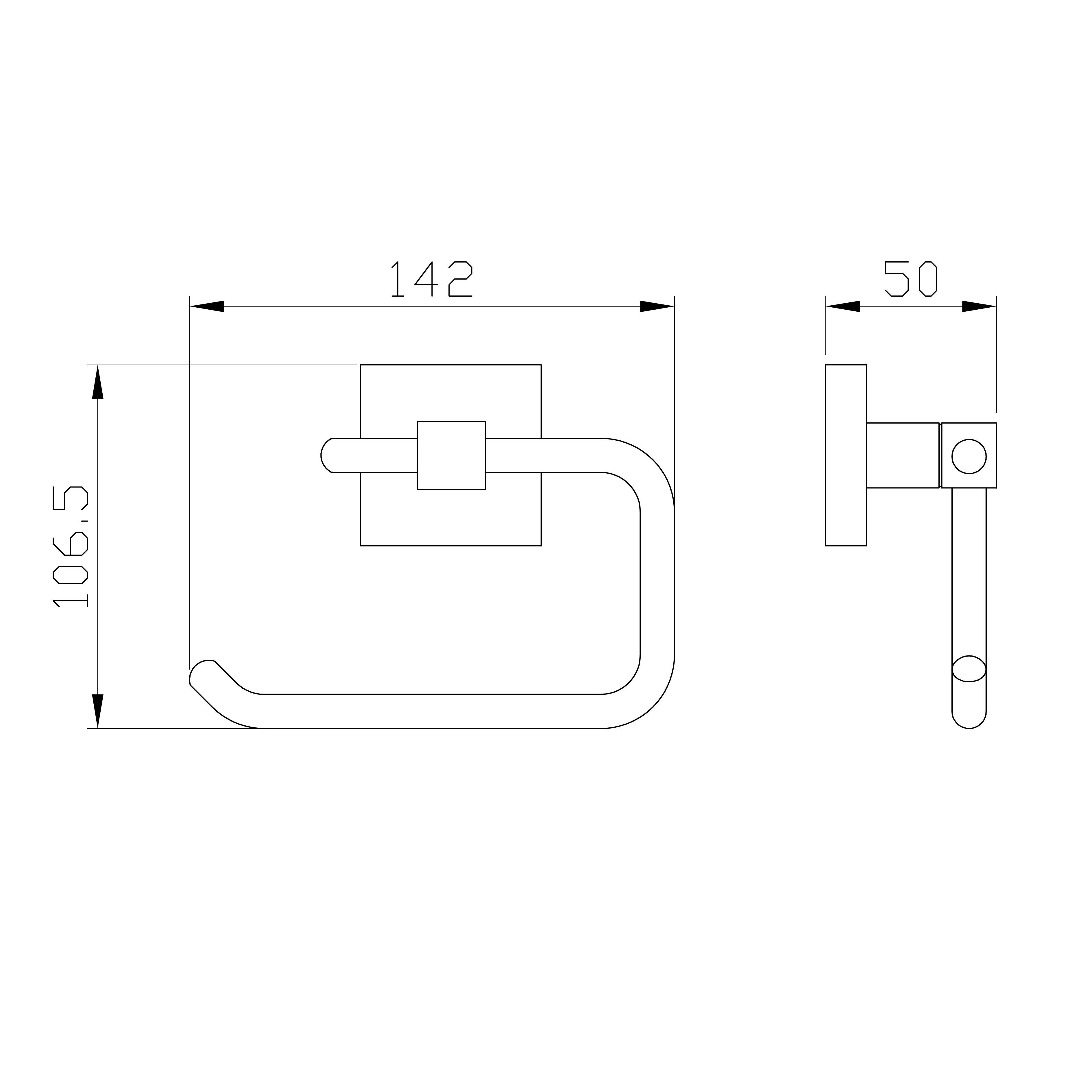 Держатель для туалетной бумаги без крышки wonzon & woghand polo, брашированный никель (ww-8916-bn)