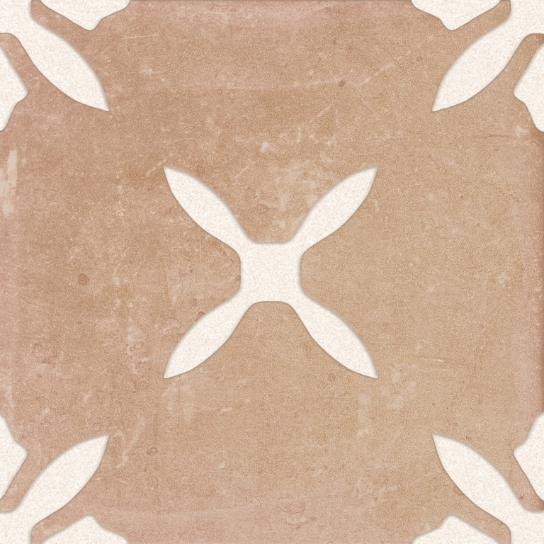 Керамогранит 40802 Pangea Clay Flower LT 22,3x22,3