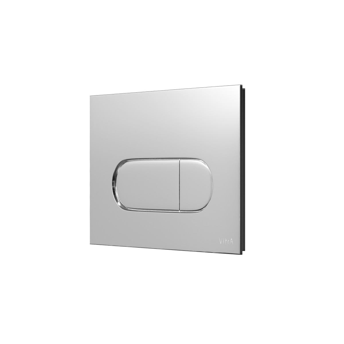 Инсталляция с унитазом VitrA Zentrum Round 9879B003-7200 комплект 4 в 1 с сиденьем микролифт безободковый цвет клавиши глянцевый хром