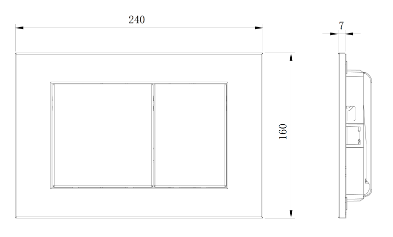 Кнопка для инсталляции geberit 300 нерж.сталь bronze new 650/2-br boheme