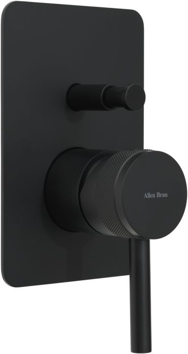 Смеситель для душа Allen Brau Priority X2 5.31011-31 (с внутренней частью, 2 выхода) черный матовый